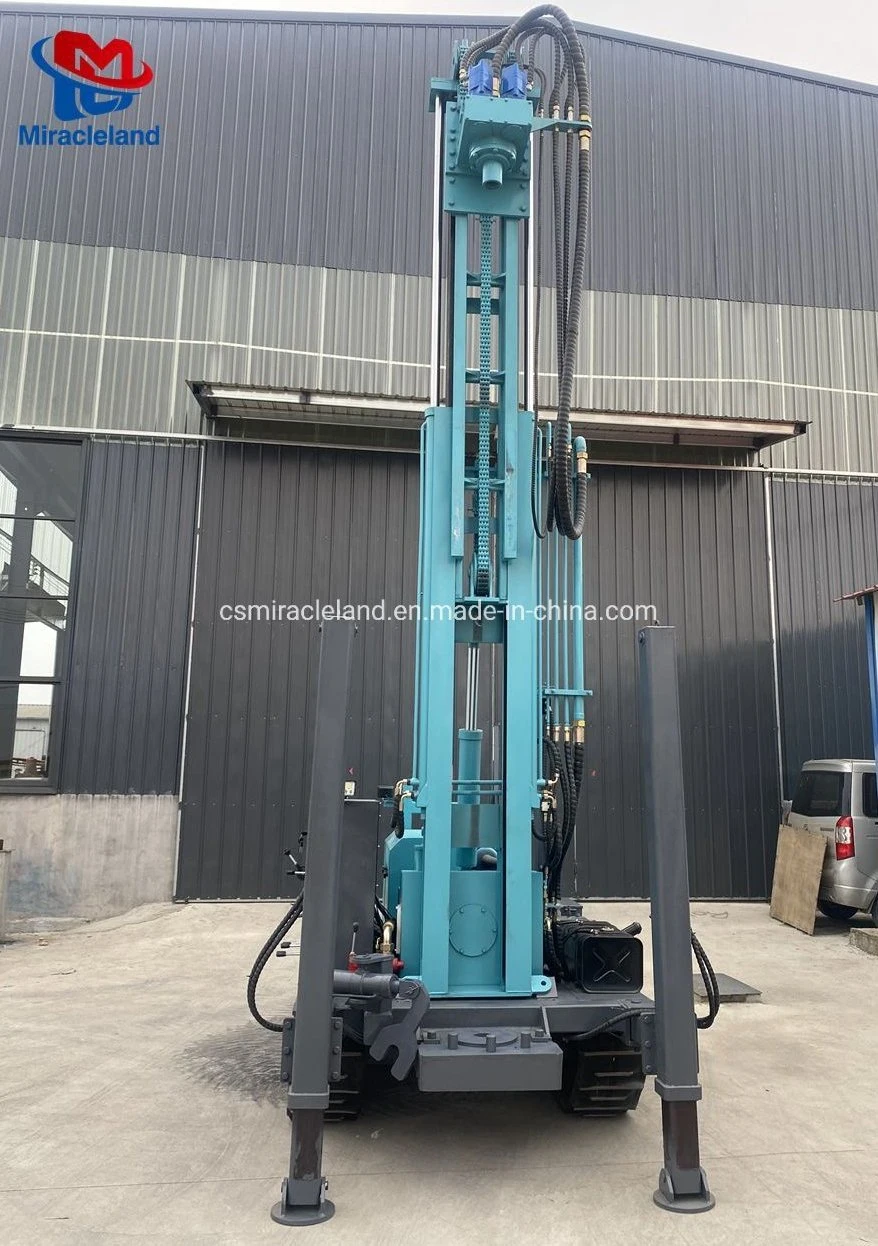 180m Portable Crawler Full Hydraulic Rotary DTH Rock Borehole Drill Machine/Air Hammer Water Well Drilling Rig for Sale