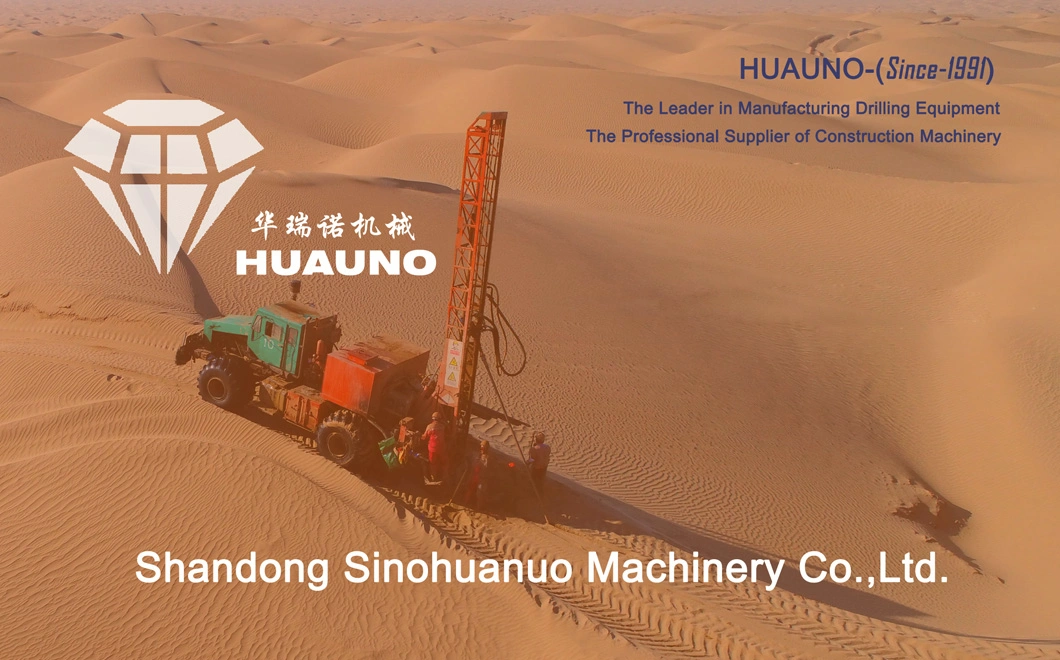 400m Trailer Type Borehole Drilling Machine/Hydraulic Multifunctional Drill Rig with Autoloader/DTH Drilling Rig and Rotary Drilling Rig for Sale