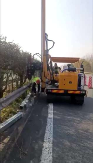 Construção de corrimão de rodovia Helicoidal Motorista pode aparafusar Pilling Puxar pilha